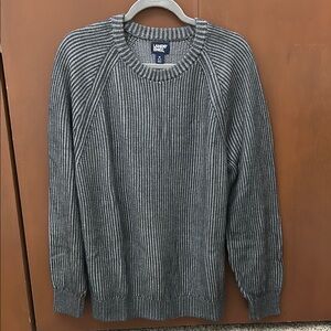 Lands' End Unisex Gray Sweater